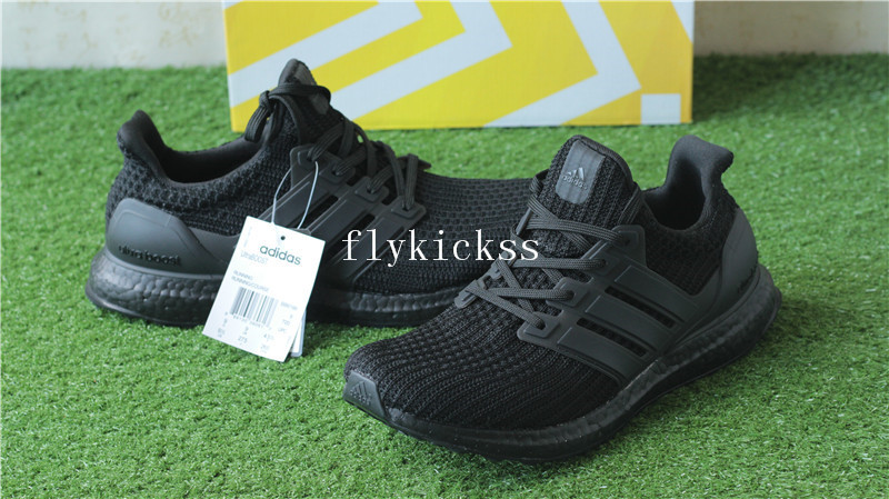 Real Boost Adidas Ultra Boost 4.0 Triple Black BB6166